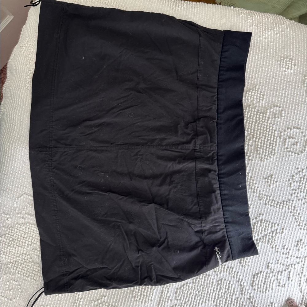 Black Skirt with Logo Detail